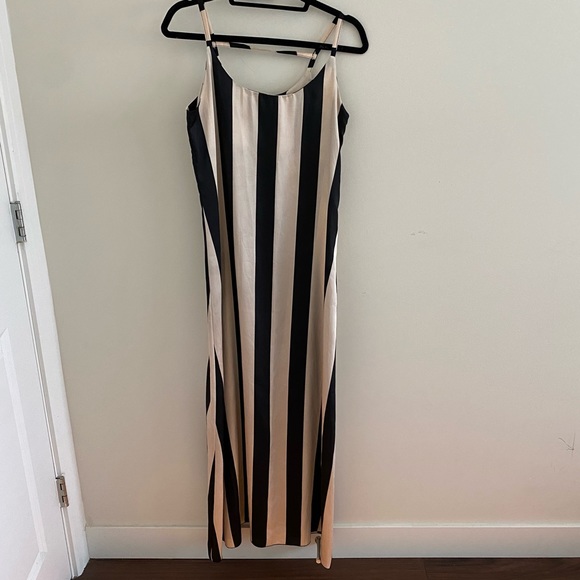 Chepe Italy Women Striped Slip Maxi Dress - Picture 2 of 6
